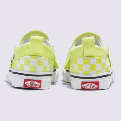 Vans Toddlers Slip-On V Checkerboard Color Theory Evening Primrose