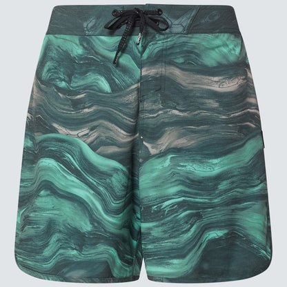 Oakley Men's Marble Swirl 19" Boardshort - Mint Green Magma