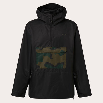 Oakley Men's Divisional RC Shell Anorak - Blackout