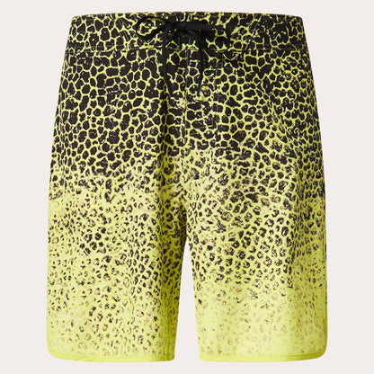 Oakley Men's Session RC 19" Boardshort - Gradient Crackle Bk/Yl