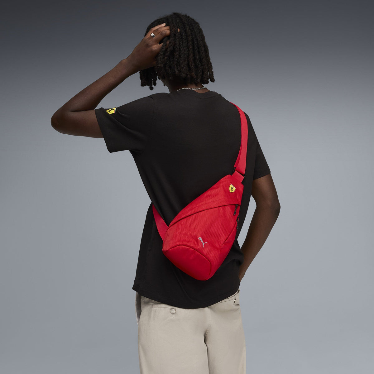 Puma Men's Ferrari Sling Bag - Red