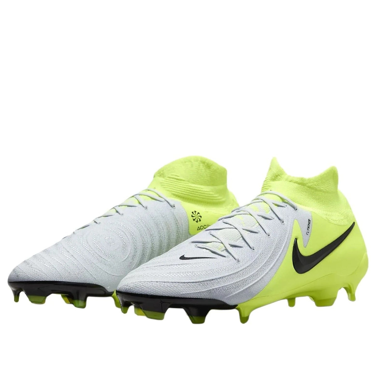Nike Men's Phantom Luna 2 Pro FG -Metallic Silver/Volt/Black
