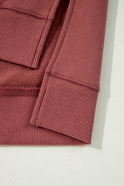 Threaded Pear Ella Patchwork Drop Shoulder Pullover