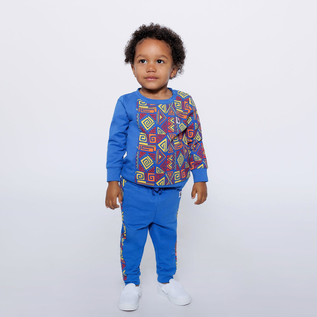 Blue Geometric-