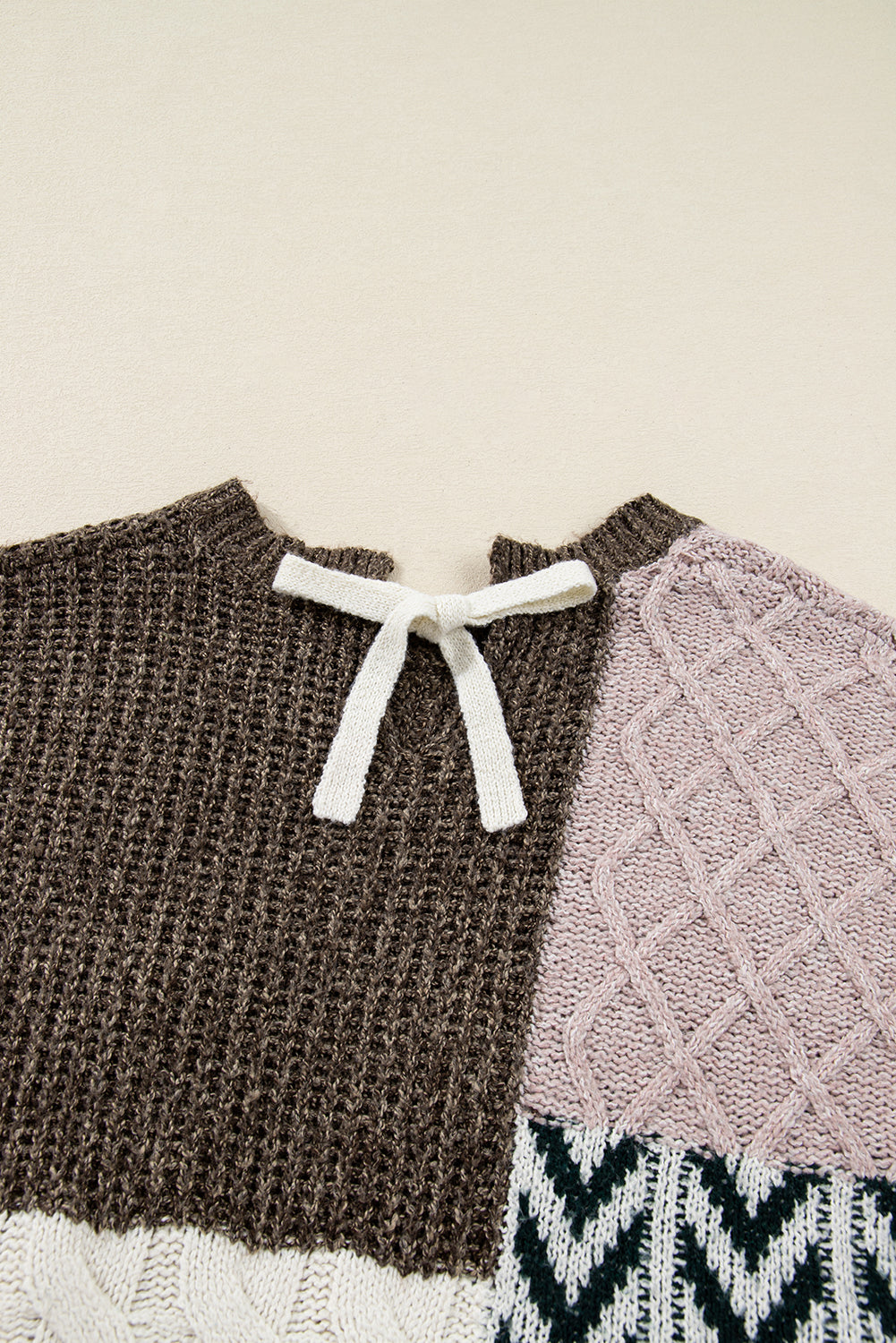 Threaded Pear Rivka Back Loose Fit PLUS Sweater