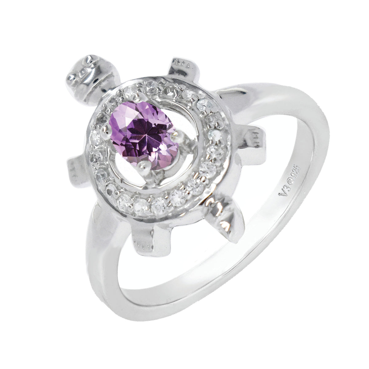 Purple White-