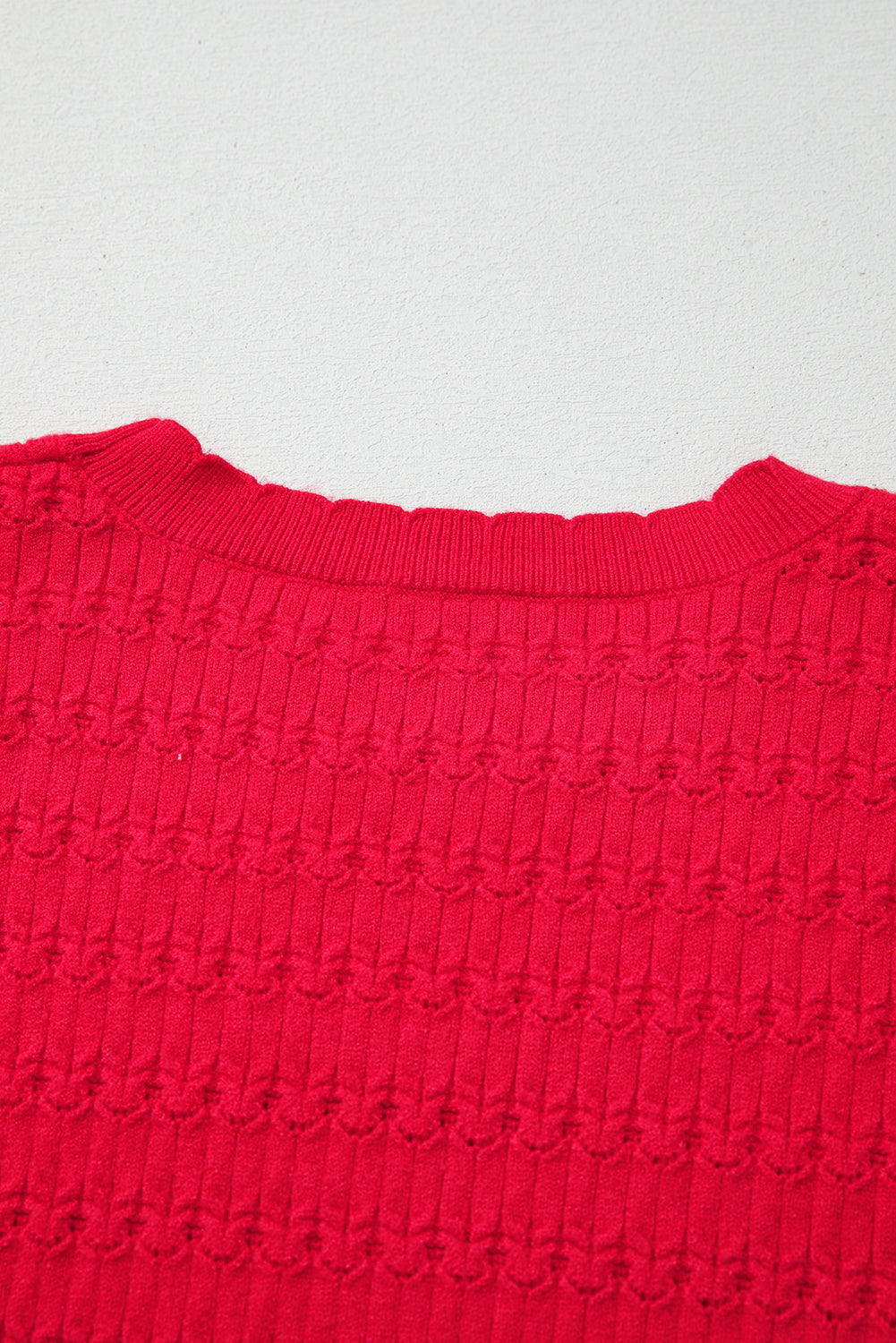 Threaded Pear Nellie Knit Ribbed Cuffs Sweater