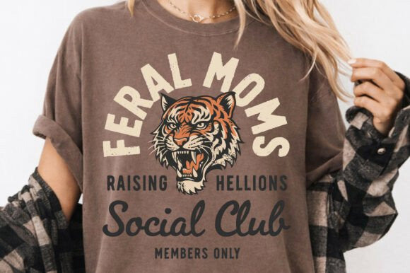 Feral Moms Social Club Graphic Tee