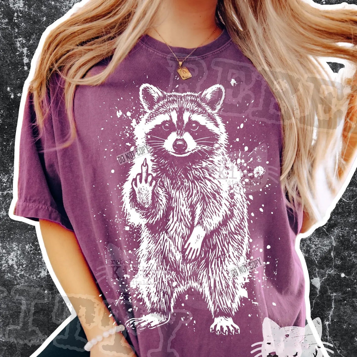 Flipping Raccoon Graphic Tee