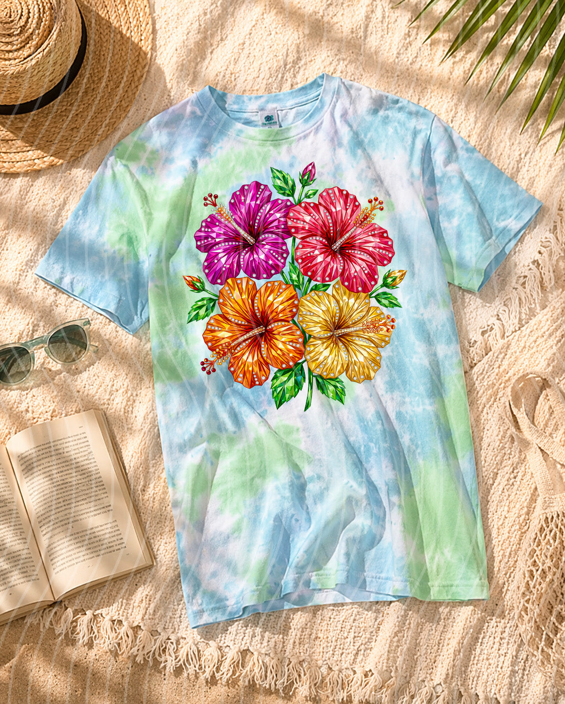Aloha Flowers Graphic Tee