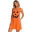 Black Orange Jack-O-Lantern Print