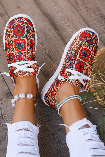 Threaded Pear Aria Flat Slip On Shoes