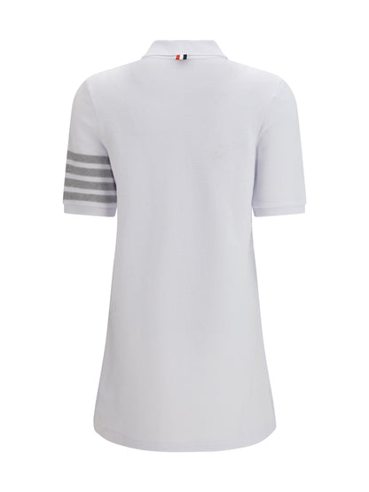 Piqué Polo Dress White