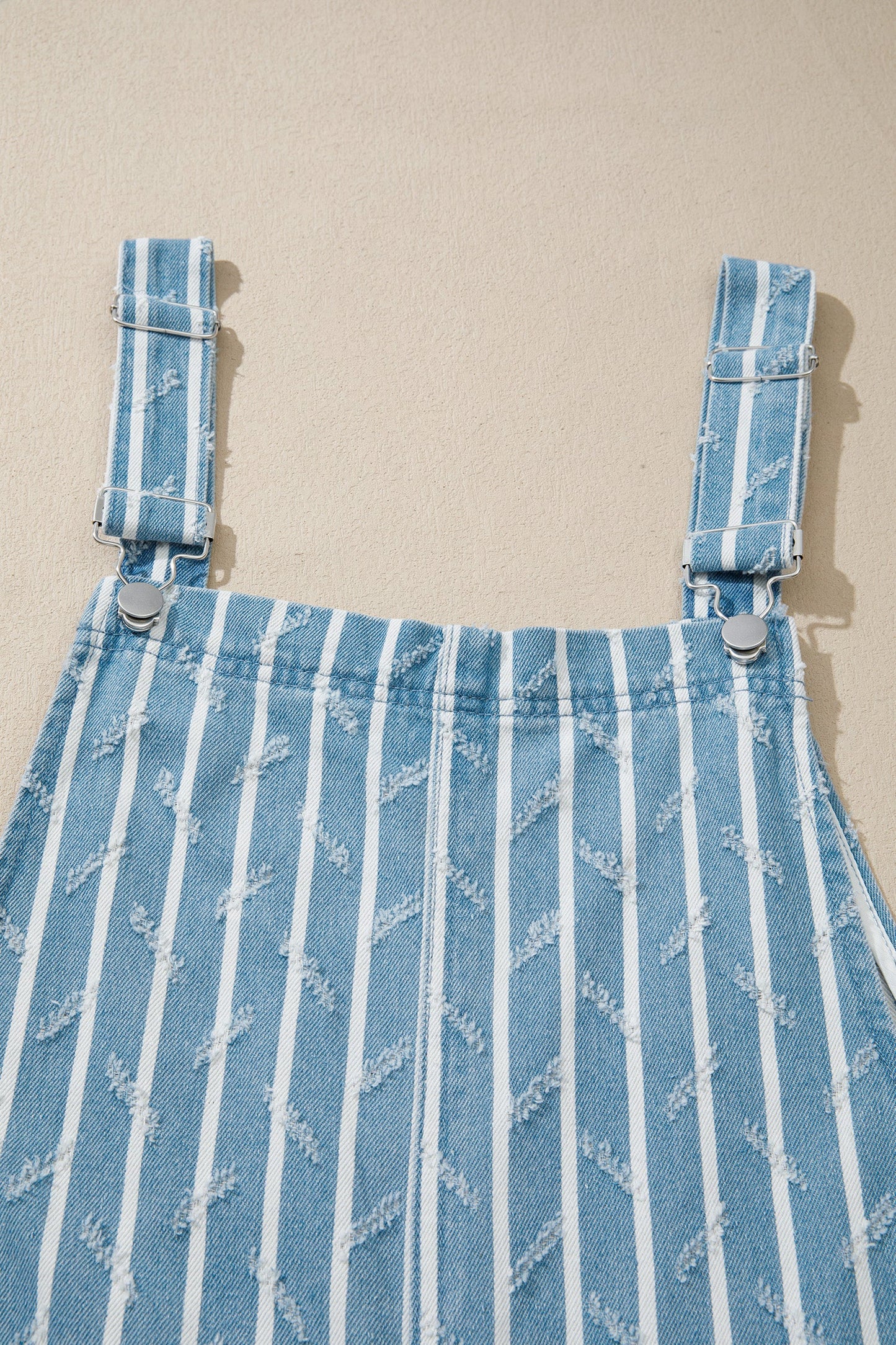 Threaded Pear Angel Ruffled Wide Leg Overalls