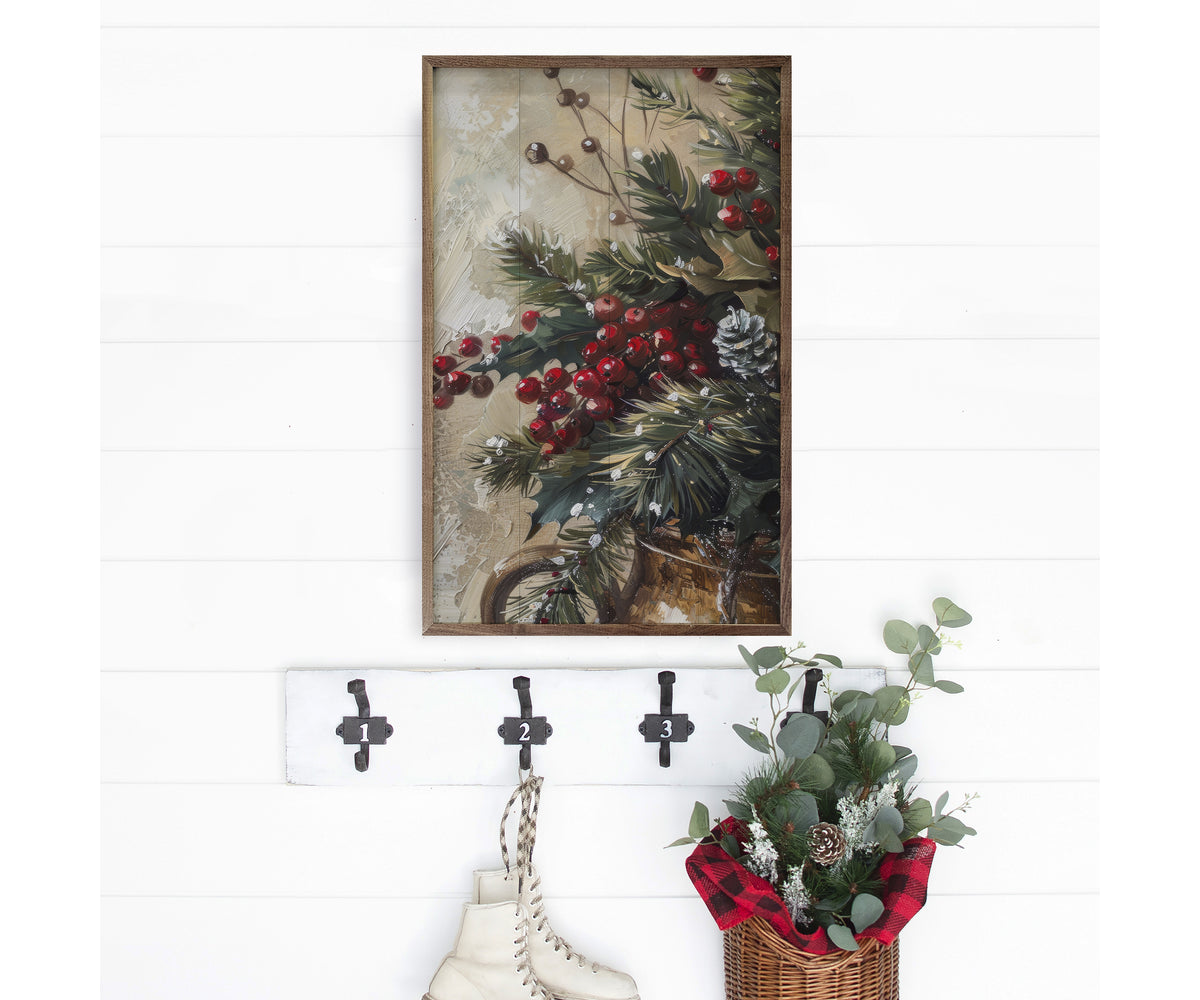 Kendrick Home Winterberry Mix III By Petals Prints Design