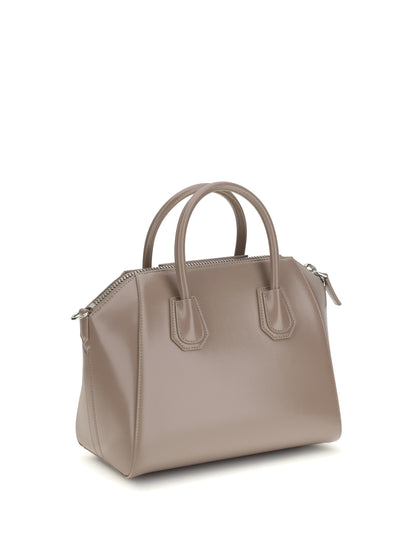 Box Handbag Antigona Taupe