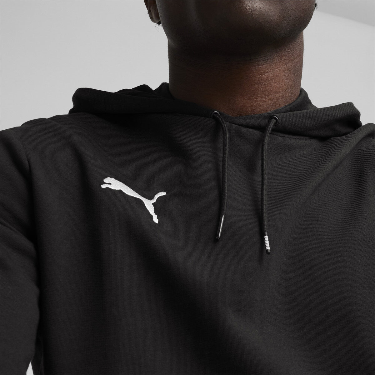 Puma Men's teamGOAL Casual Hoodie - Black