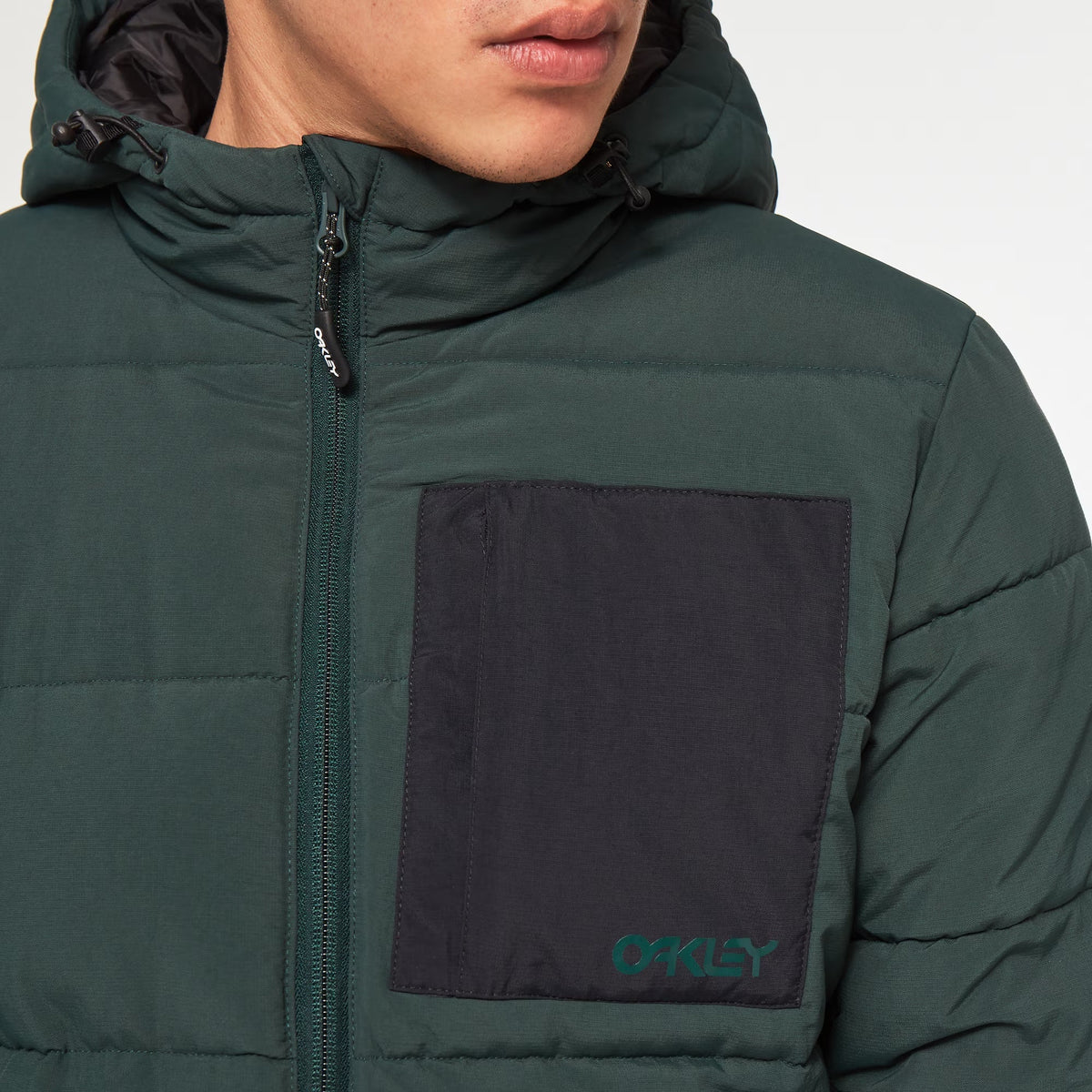 Oakley Men's Tahoe Puffy RC Jacket - Hunter Green/Blackout