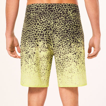 Oakley Men's Session RC 19" Boardshort - Gradient Crackle Bk/Yl