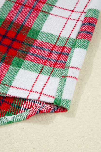 Threaded Pear Dream Plaid Casual Flannel Shacket