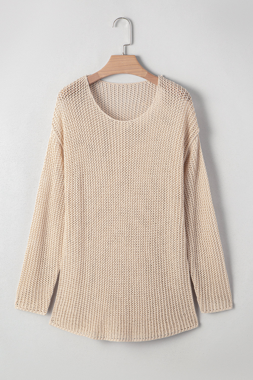 Threaded Pear Hadley Crochet Hollow-out Sweater