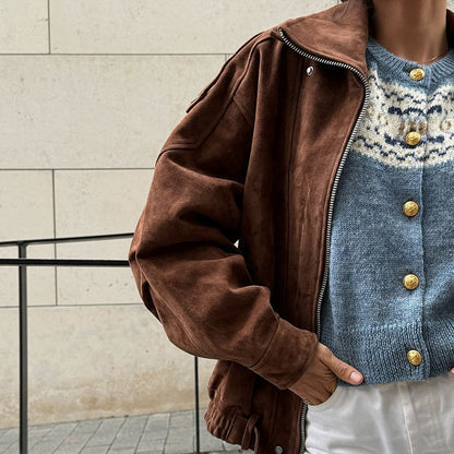 Women's Casual Zip Up Jacket