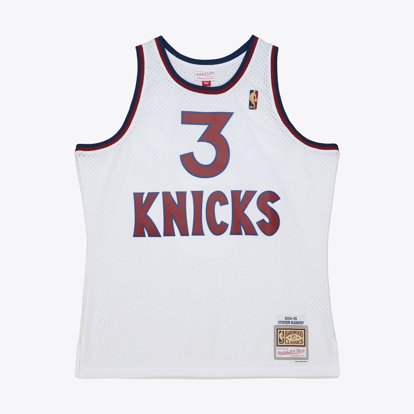 Men's Mitchell & Ness Hwc Jersey Knicks 2004 Stephon Marbury