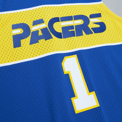 Mitchell & Ness Men's NBA Blue Hwc Jersey Pacers 2004 Stephen Jackson