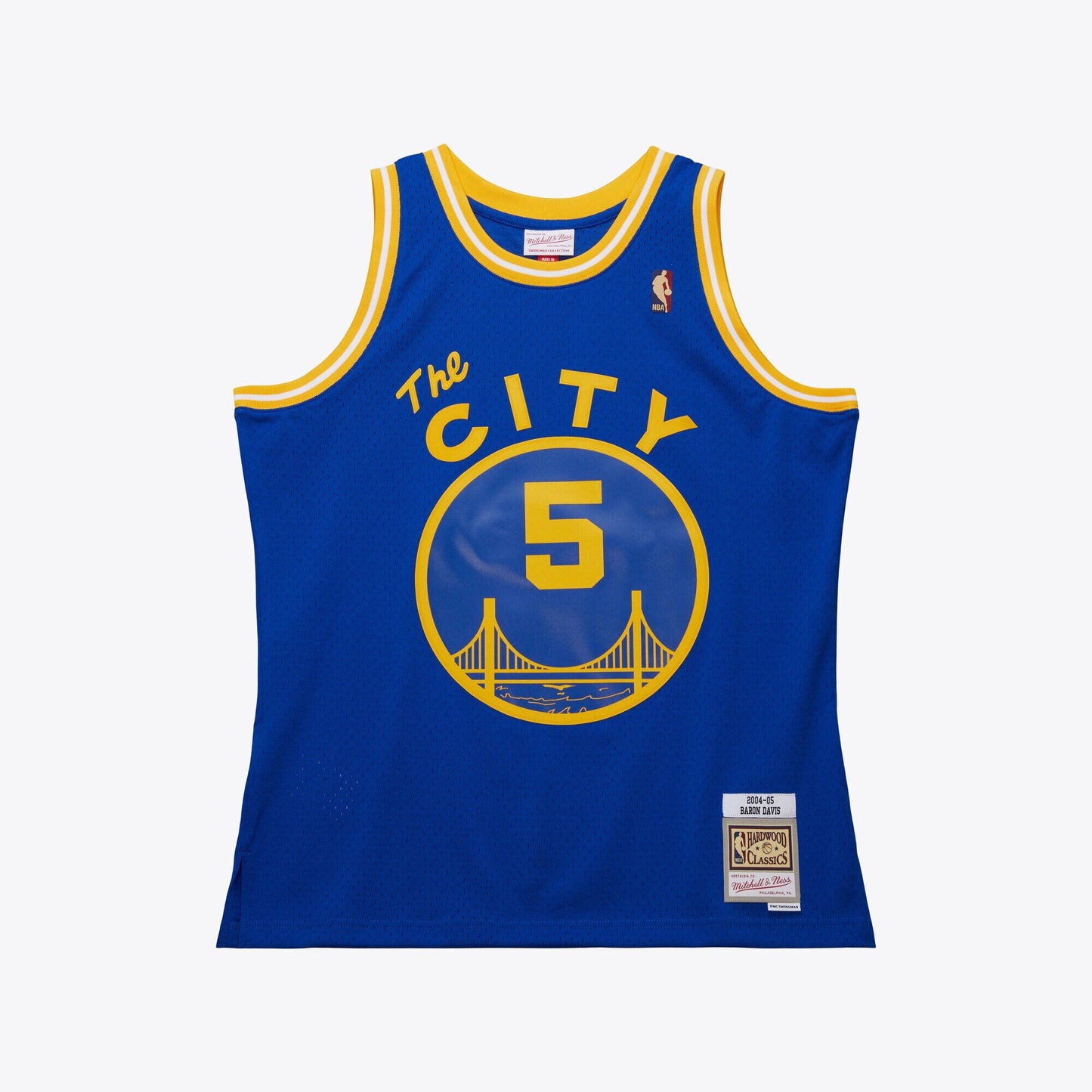 Mitchell & Ness Men's NBA Dark Jersey Warriors 2004 Baron Davis