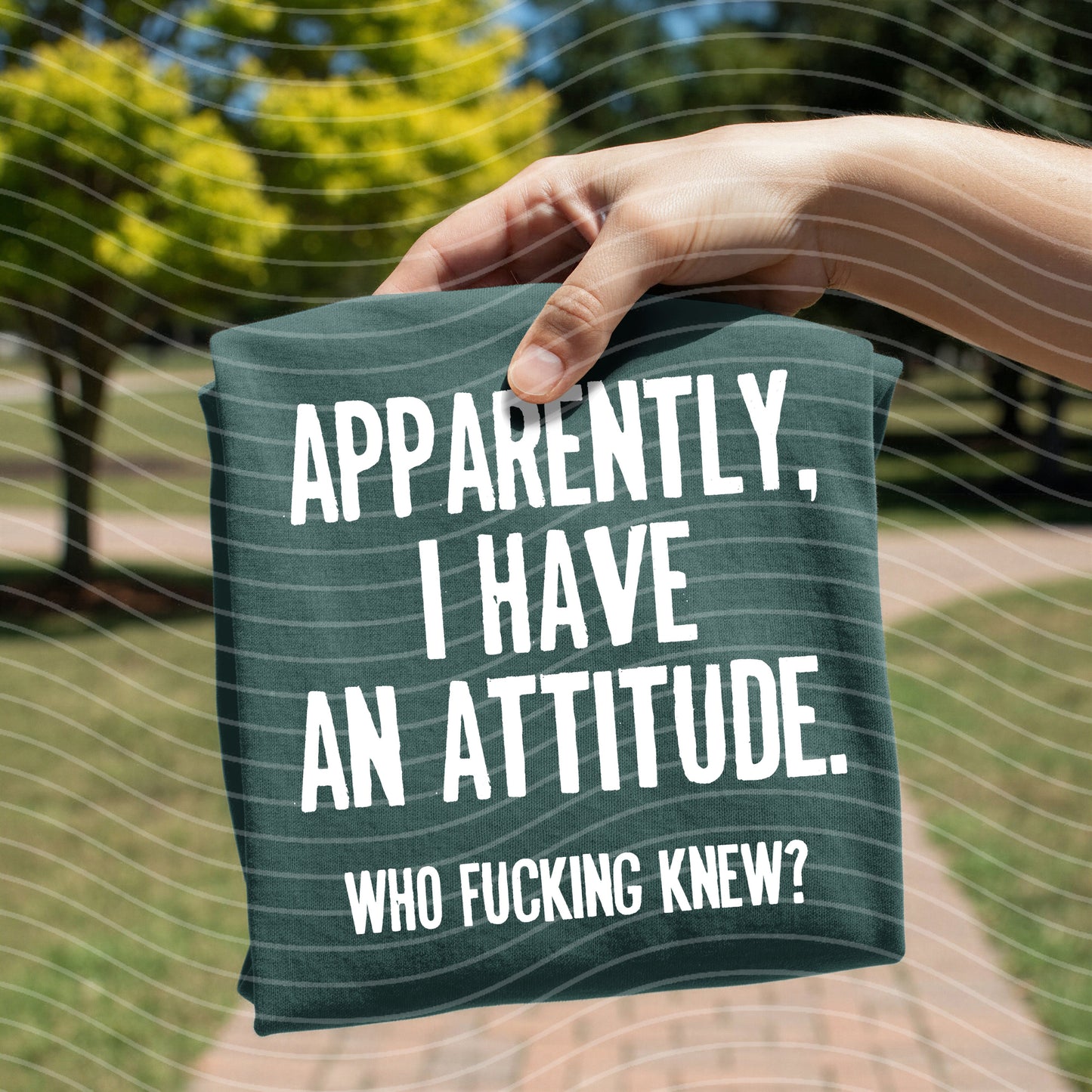 Apparently I Have an Attitude Graphic Tee
