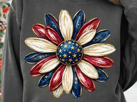 Painted Flower Graphic Tee