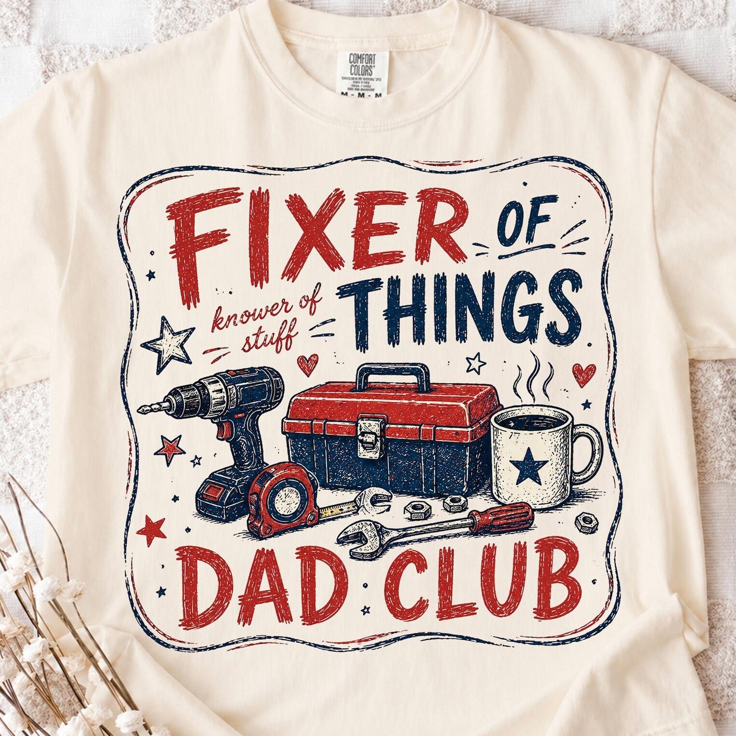 Fixer of Things Dad Club Graphic Tee