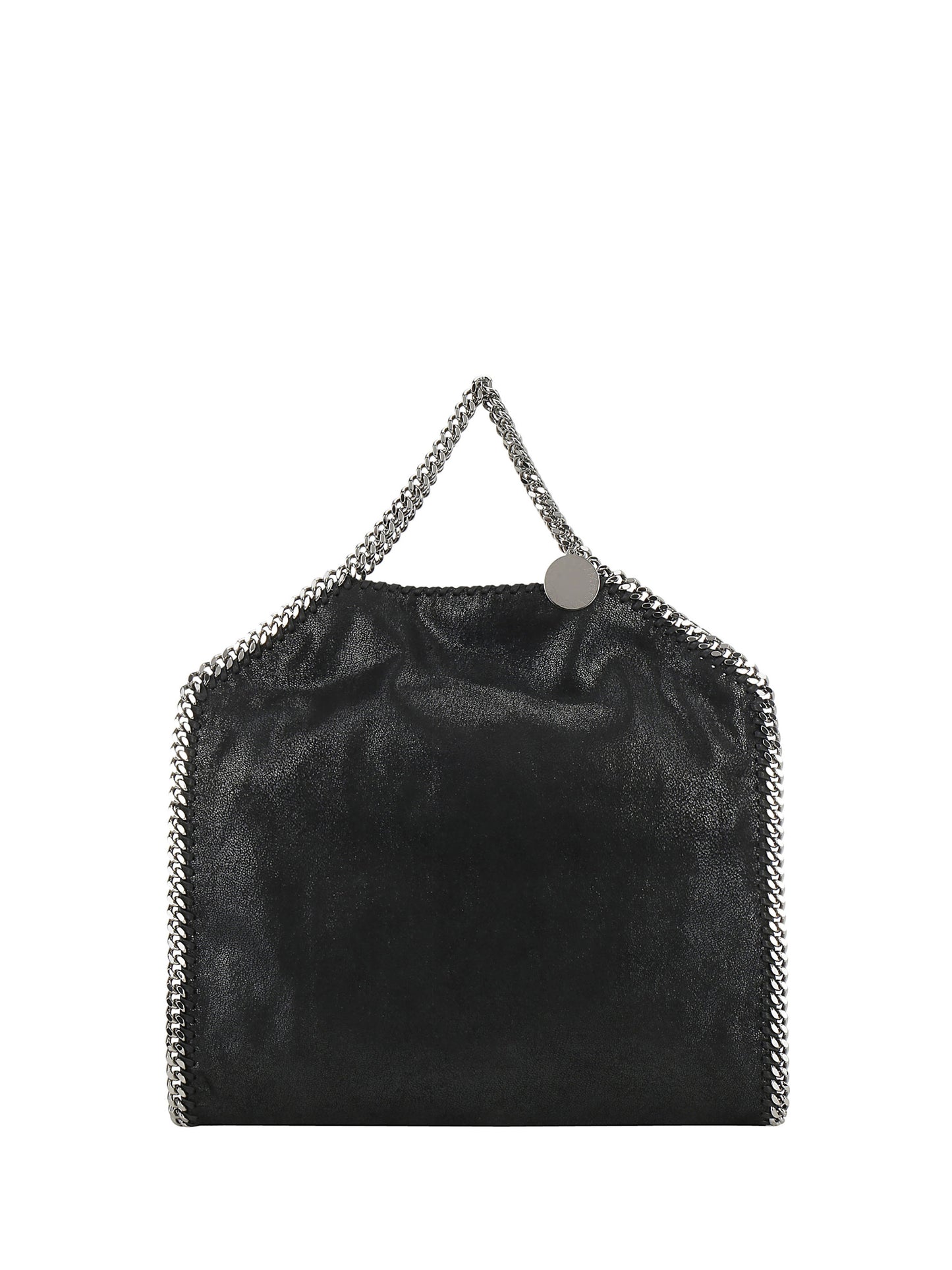 Tote Handbag Fold-Over Black