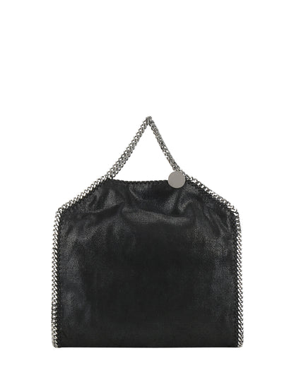 Tote Handbag Fold-Over Black