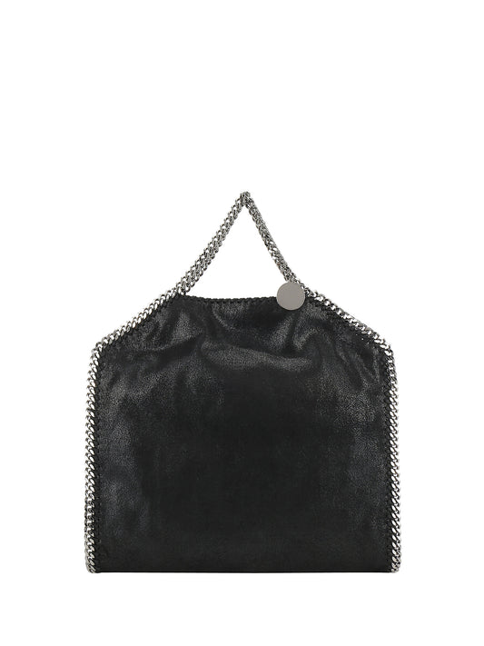 Tote Handbag Fold-Over Black