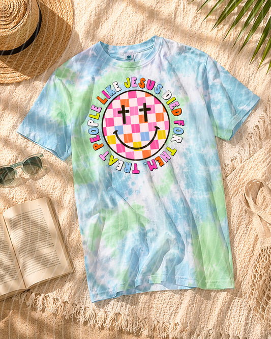 Treat People Like Jesus Died for Them Graphic Tee