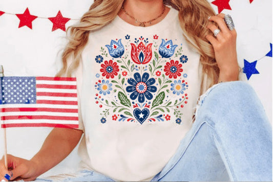 Dainty Floral Graphic Tee