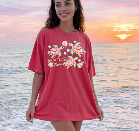 Go With the Flow Graphic Tee