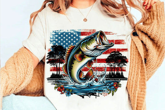 Fish Flag Graphic Tee