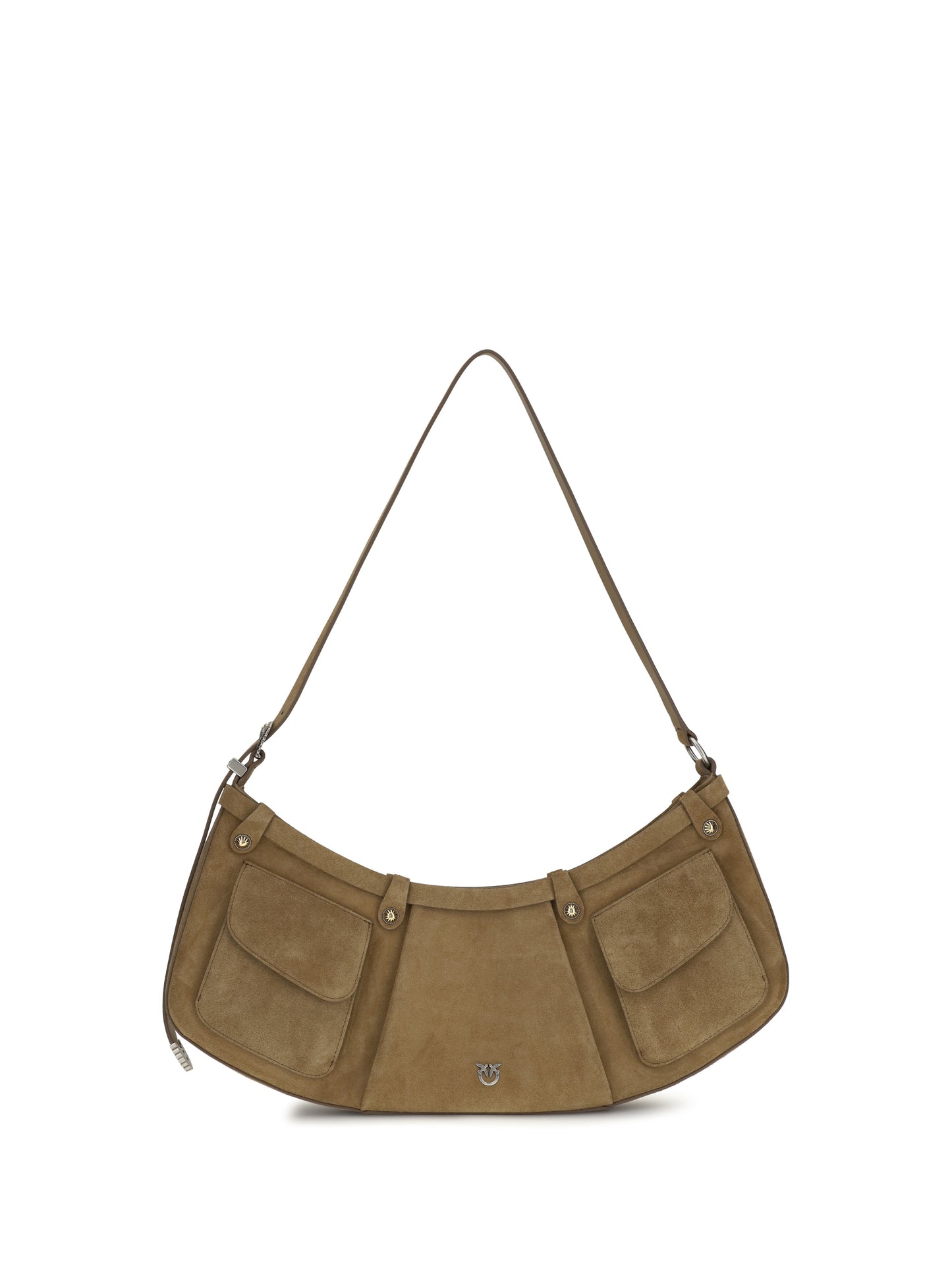 Shoulder Bag Pocket Body Suede