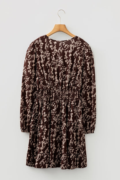 Threaded Pear Serenity Waist Flared Mini Dress