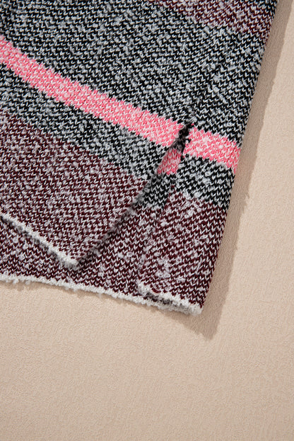 Threaded Pear Elsa Slit Open Front Cardigan