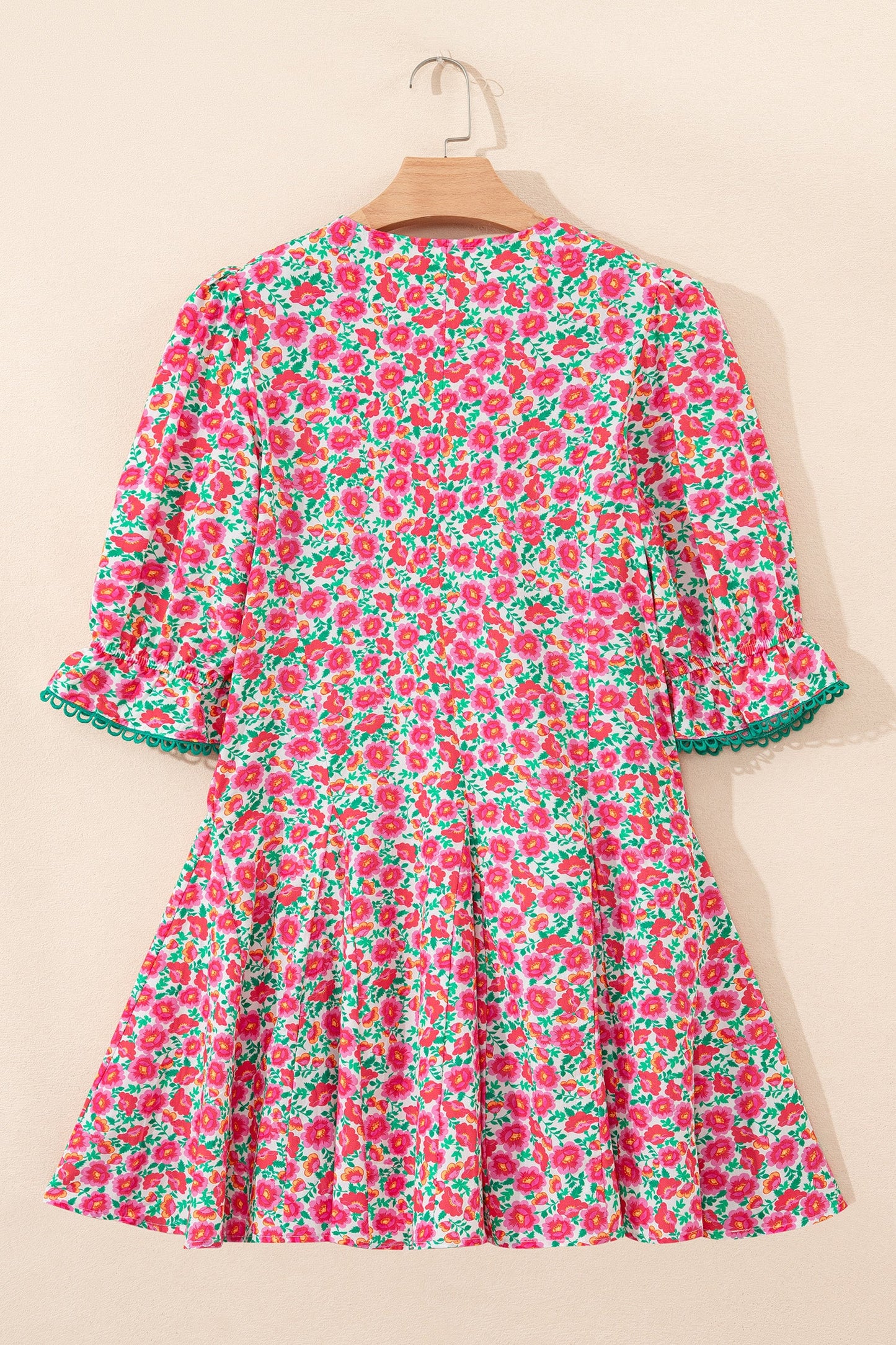 Threaded Pear Annika Bubble Sleeve Mini Dress