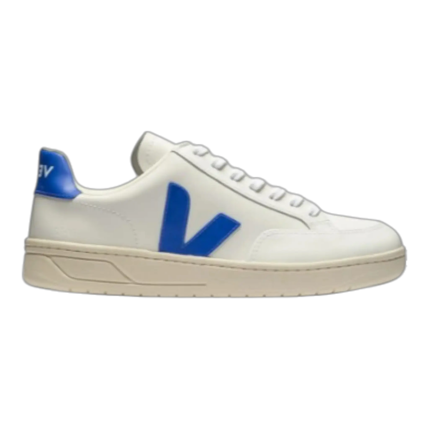 Veja V-12 Women White Paros Leather Sneakers