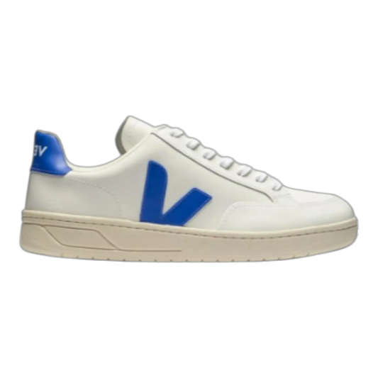 Veja V-12 Women White Paros Leather Sneakers