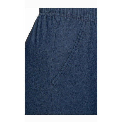Women's Elastic Waist Pull On Jeans in Denim & Twill - Soft & Lightweight with a bit Stretch