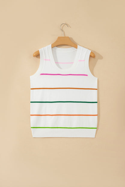 Threaded Pear Soraya Stripe Knitted Sweater