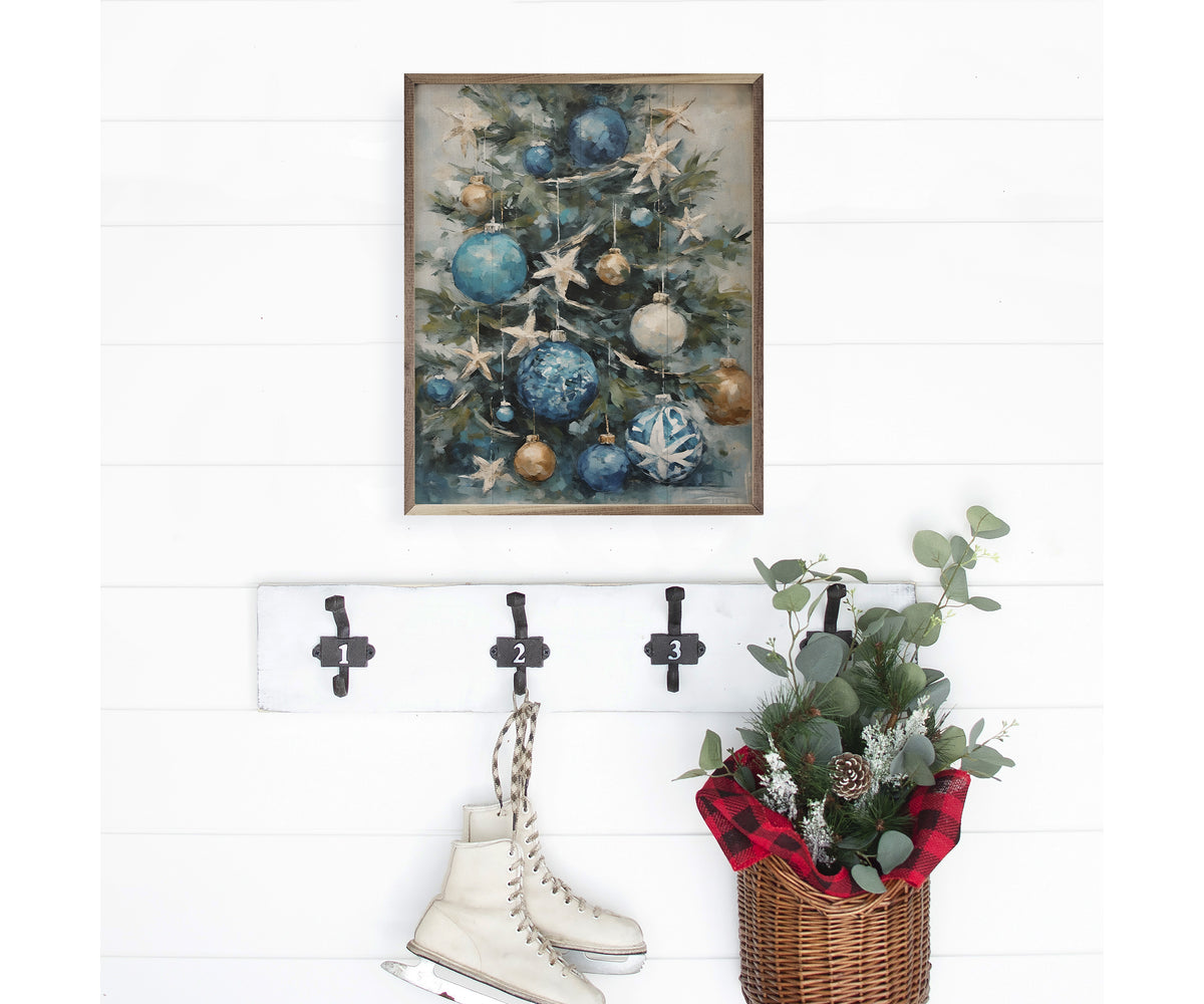 Kendrick Home Starfish Holiday Tree