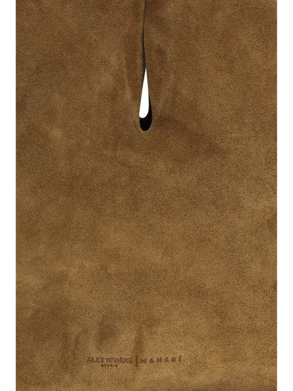 Handbag Louis Suede Tan