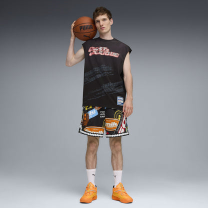 Puma Men's x Fast & Furious Rev. Mesh Short 6" - Black